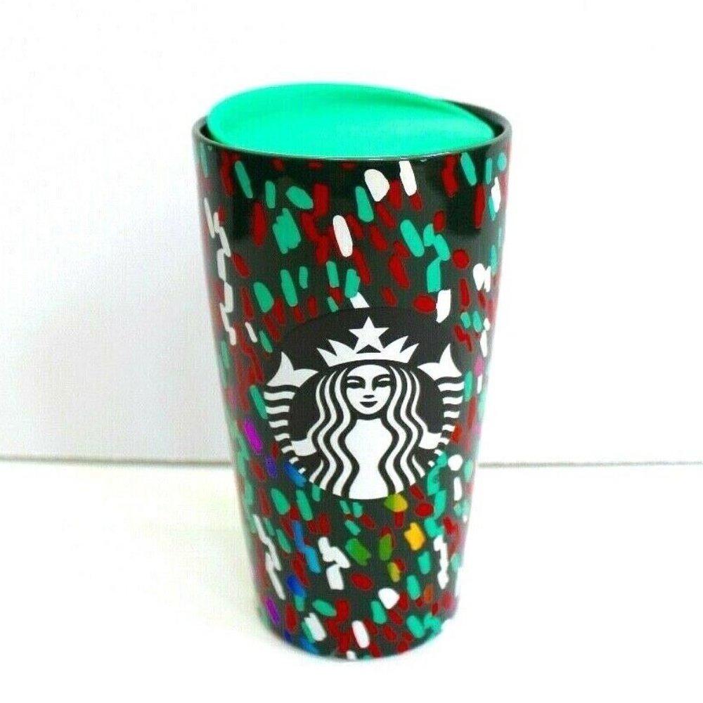 Starbucks Holiday 2019 Confetti Ceramic Tumbler 12oz